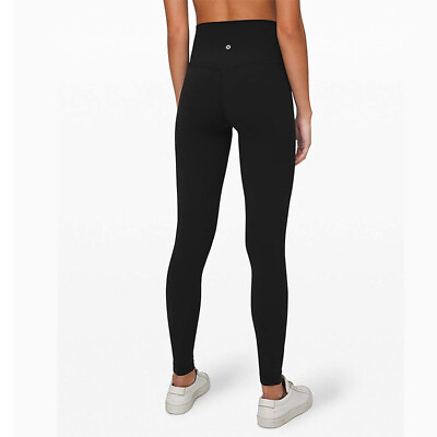 #ad Lululemon Align Yoga Pants 25quot; Black High Rise Women Leggings Size 2 4 6 8 10 12 $27.99