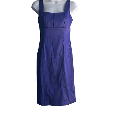 #ad Calvin Klein Womens 2 Purple Satin Bodycon Cocktail Party Dress Glam Prom Sexy $29.99