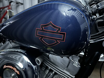 2 Harley Davidson Tank Decals Stickers Fits Dyna Sportster Street Glide $12.99