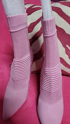 #ad Pink Ankle Boots Size 8 Womens $19.99
