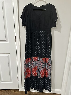 #ad beautiful maxi dress Size S To m Bust 19 $9.99