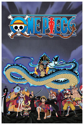 #ad One Piece Anime Series Movie Poster 1999 Version #2 $14.99