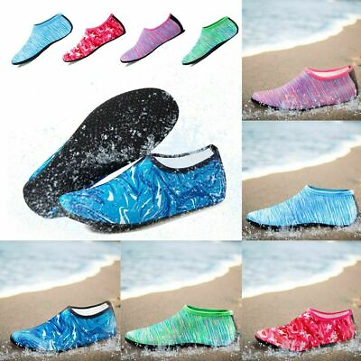 Men Women Water Shoes Barefoot Quick Dry Non Slip Beach Socks For Swim Wetsuits $7.99