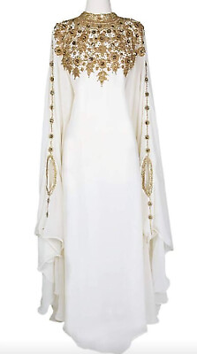SALE MOROCCAN DUBAI KAFTANS ABAYA DRESS VERY FANCY LONG GOWN PARTY DRESS 2023 $45.48