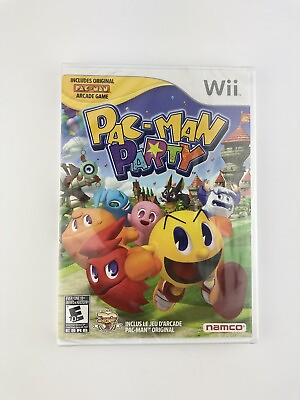 PAC MAN PARTY for Nintendo Wii System BRAND NEW AND SEALED $34.99