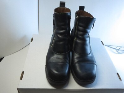 harley boots womens 10 with zippers $42.99
