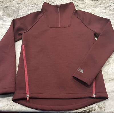 #ad #ad The North Face Women#x27;s Double Zip Front Collared Pullover Size Small $23.99