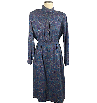 #ad Vintage Country Sophisticates Pendleton 2 Pc Top Skirt Set Size 12 Paisley $20.00