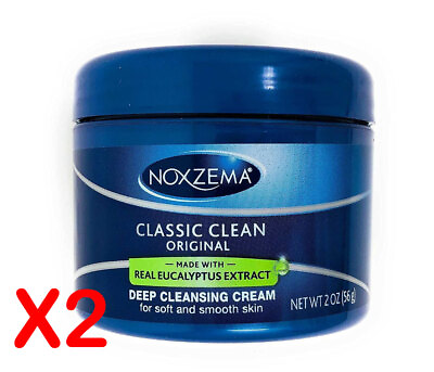 2 New Noxzema Original Deep Cleansing Cream 2x2 Oz. Free US Shipping $11.99