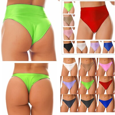 #ad #ad US Women#x27;s High Cut Bikini Panties Stretch Underwear Panties Beachwear Clubwear $8.54