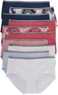 #ad Hanes Women#x27;s Stretch Panties Moisture Wicking Cotton Underwear 10 Pack Color $33.85