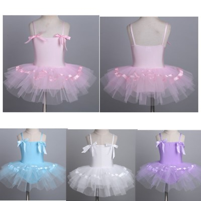 Toddler Girls Ballet Leotard Skirt Tutu Dress Gymnastics Ballerina Dance Costume $7.51