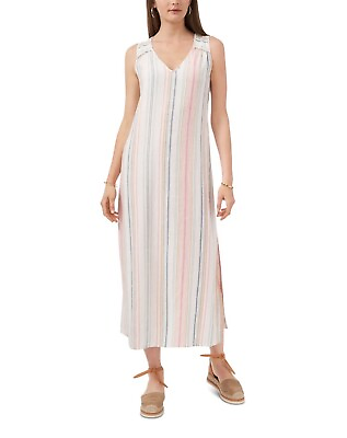 #ad Women#x27;s Vince Camuto Striped Summer Dress Size XL NWT $19.99