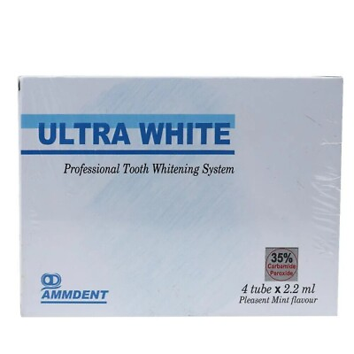 #ad Ammdent Ultra White Bleaching Gel 4 Syringe Of 2.2 ML Each 10% 16% 22% 35% $28.99