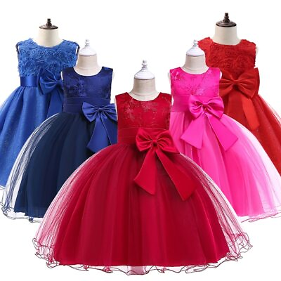 #ad Princess Dress Children Wedding Birthday Party Dresses for Girls Gown Clothing $25.08