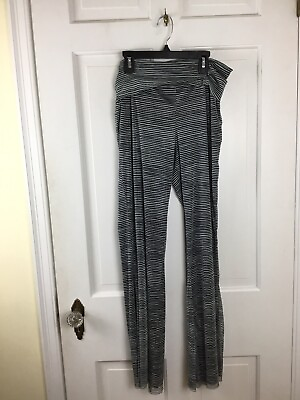 CYNTHIA ROWLEY Striped Swimsuit Cover Up Pants Lined Medium M $11.00
