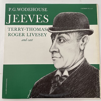 Terry Thomas amp; Roger Livesey P.G. Wodehouse Jeeves LP Caedmon 1964 M NM $19.70