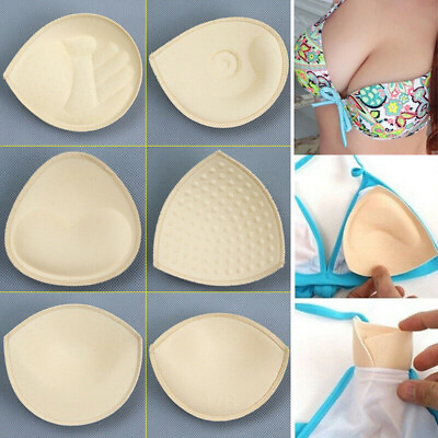 #ad Bikini Padding Insert Bra Pads Pad Swimsuits Padding Breast Enhancer Cups Sexy# $2.18