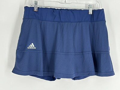 #ad Adidas Navy Blue Athletic Pull On Skort Shorts Under Skirt Women#x27;s Size XL $14.00