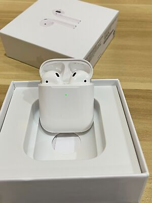 Apple AirPods 2nd Generation Bluetooth headset with Charging Case White $39.52