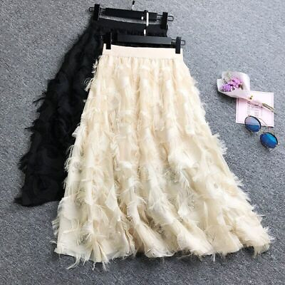 #ad #ad Chiffon Skirts New Spring Summer Skirt High Waist Elegant Slim Long Maxi Skirt $29.93