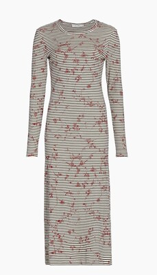 #ad Munthe Nete Size 38 Cotton Striped Maxi Dress US 8 $45.00