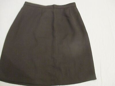 #ad womens brown skirt 100% polyester $10.49