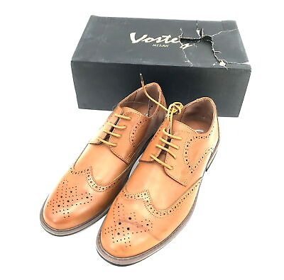 VOSTEY Men#x27;s Dress Shoes Classic Formal for Men Size 10 BMY638 Brown #6458 $19.98