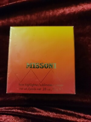 #ad Missoni Discontinued Face Highlighter 0.28 Oz RARE New In Box $120.00