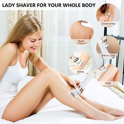 #ad Electric Razor for Women Painless Womens Electric Shaver Bikini Trimmer Wet Dry $23.74