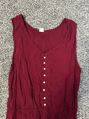Red Maxi Dress $15.00