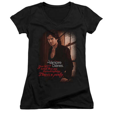 #ad #ad Vampire Diaries The Threes A Party Juniors V Neck T Shirt $25.00