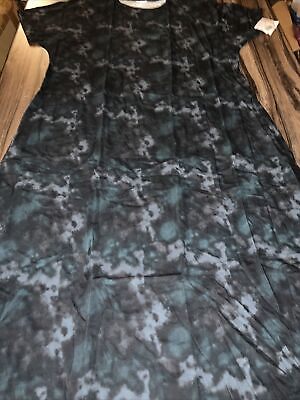 #ad Lularoe Maria Dress 🦄 Unicorn Black Gray Blue Tie Dye Maxi Dress 3XL 24 26 XXXL $89.99