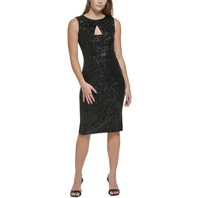 Calvin Klein Womens Sequined Short Cocktail and Party Dress Petites BHFO 2302 $21.99