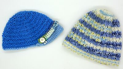 #ad Great Baby Dawanda Handmade Knitted Hats Size 62 $8.06