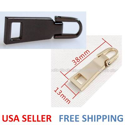 #5 Zipper Fixer Repair Pull Tab Instant Kit Bags Replacement Molded Slider Fix $2.29