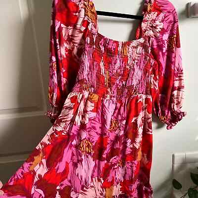 #ad Floral Smocked Sundress NWT size XS $18.00