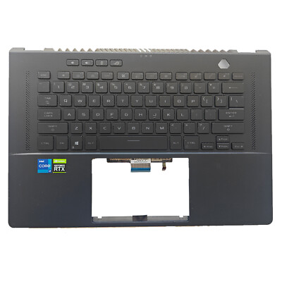 #ad Black For ASUS ROG Zephyrus GA503Q GU603 Palmrest Backlit US Keyboard Cover $120.00