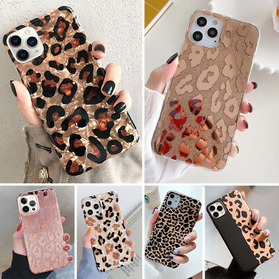 #ad Leopard Case Soft Silicone Cute Cover for iPhone 13 14 Pro Max 11 12 8 7 Plus XR $7.98