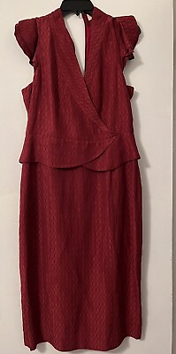 #ad Tracy Reese Pencil Skirt dress Size 8 Pink $65.00