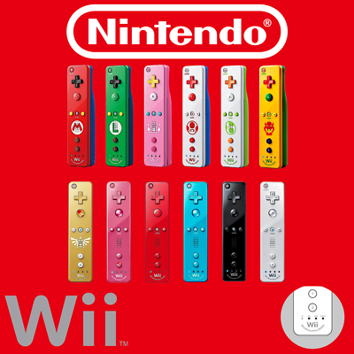 #ad #ad Official Wii Remote Nintendo Wiimote Motion Plus Inside =Ø Ü Wii U OEM Controller $6.99