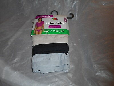 #ad 3Pk Fruit of The Loom Multi Color Bikini Panty 7Lamp; 6M sold separately $24.99
