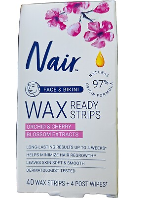#ad Nair Face amp; Bikini Wax Strips $7.00