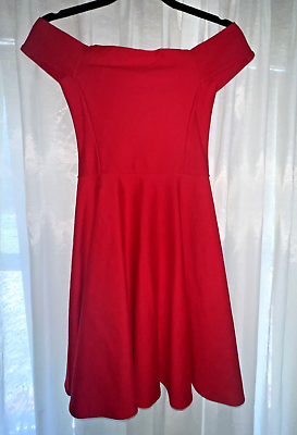 #ad FOREVER 21 Red Dress Size Small Fun Cute Stylish Party $17.99