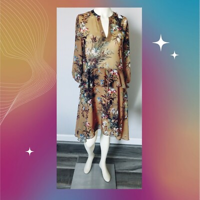 #ad Women Ladies fall Floral Dress Party Evening .free shipping USA. $16.00