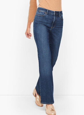 #ad Talbots Five Pocket Boot Cut Curvy Women’s Jeans Size 16 33 $39.99