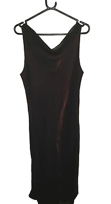 #ad hamells wavelength Womens long Ball Prom Cocktail Evening Dress Size 16 black GBP 16.32