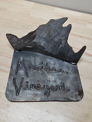 #ad #ad Martha#x27;s Vineyard Metal Work Artwork Handmade Thick Metal Heavy $55.00