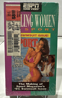ESPN Dazzling Women of Sport SEALED VHS Bikini Swimsuit Models Fitness Muscle $29.99
