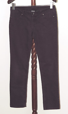 #ad City Streets Straight Leg Stretch Denim Jeans Junior size 11 Plum Purple $12.95